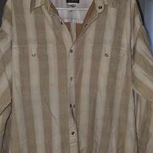 Patagonia Organic Cotton Shirt - Cream and Tan